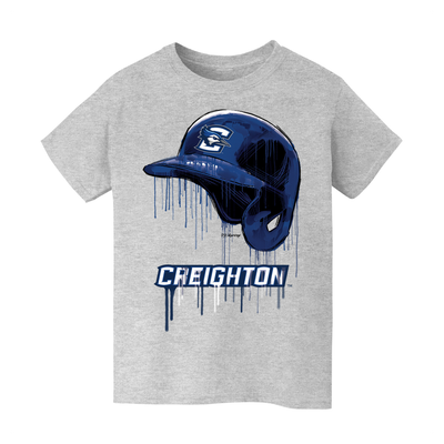  Creighton Bluejays Vive La Fete Youth T-Shirt - Gray